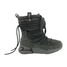 Big Star Sport Snow Boots On Fur grey