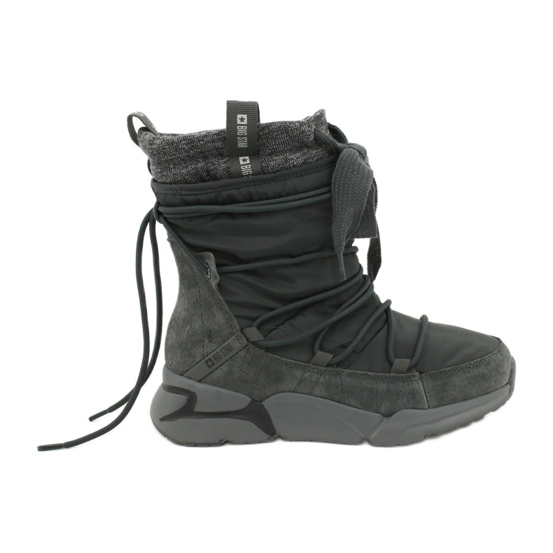 Big Star Sport Snow Boots On Fur grey