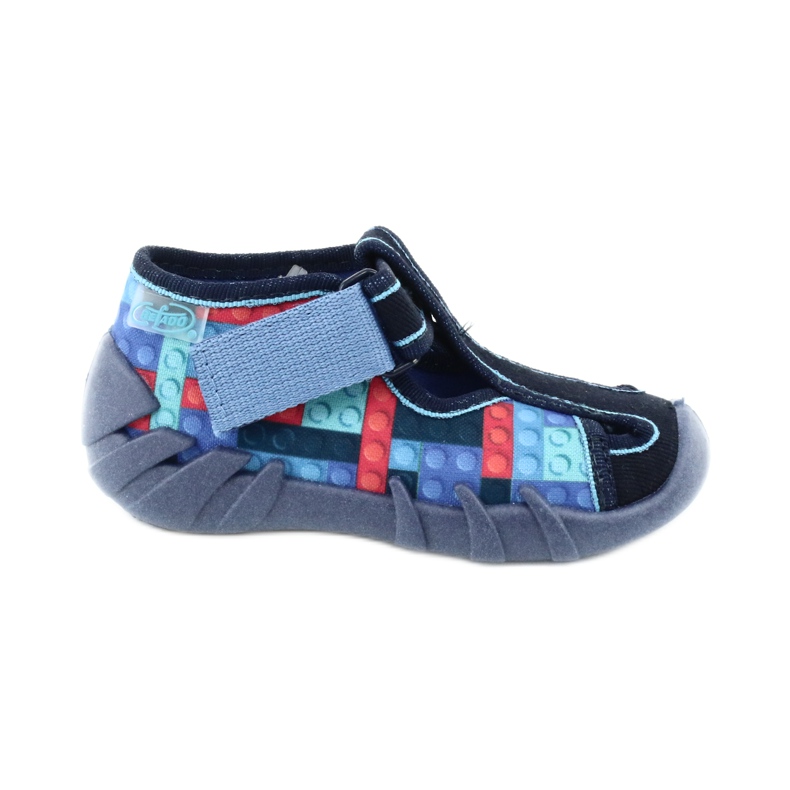 Befado children's shoes 190P095 red navy blue blue