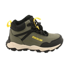 High Sport Shoes Big Star GG374047 Khaki black yellow