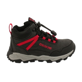 High Sport Shoes Big Star GG374047 Black red