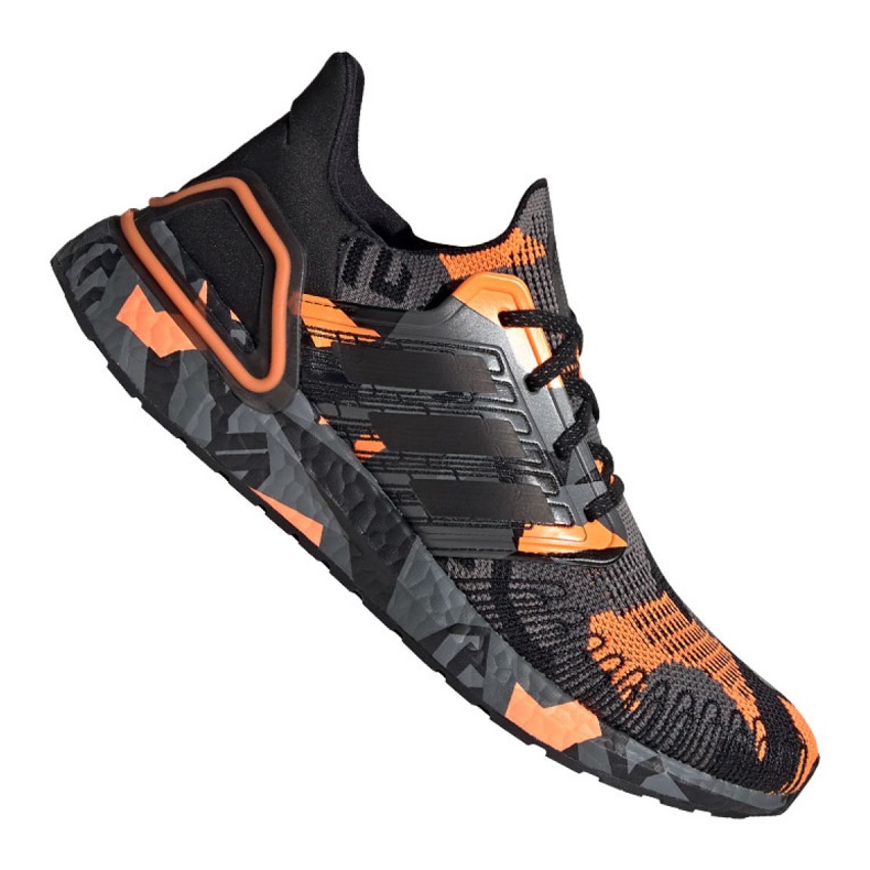Running shoes adidas Ultraboost 20 Pb M FV8330 black multicolored orange