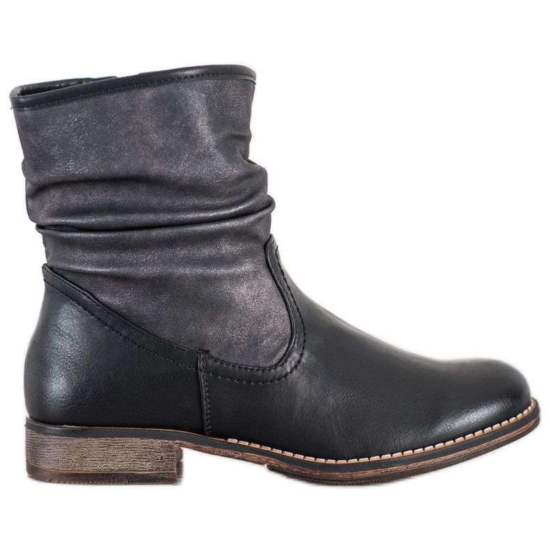 SHELOVET Insulated flat boots black