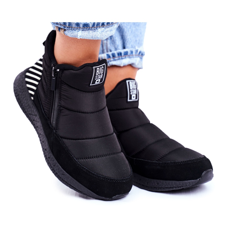 Women's youth snow boots Big Star Black GG274470 Women's youth snow boots Big Star Black GG274470