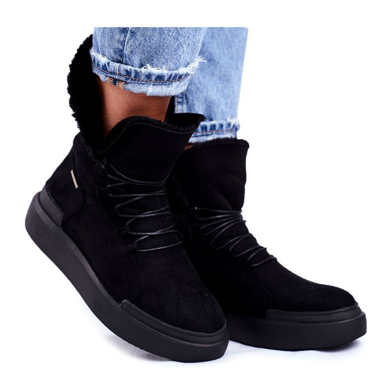 Women's snow boots Big Star Black GG274990