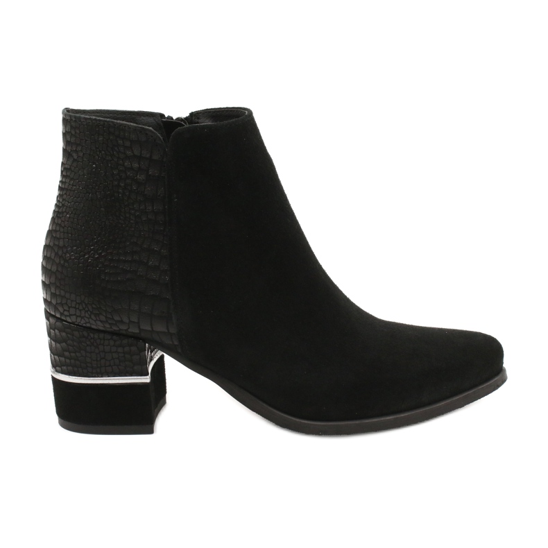 Stylish Gamis 4005 suede boots black