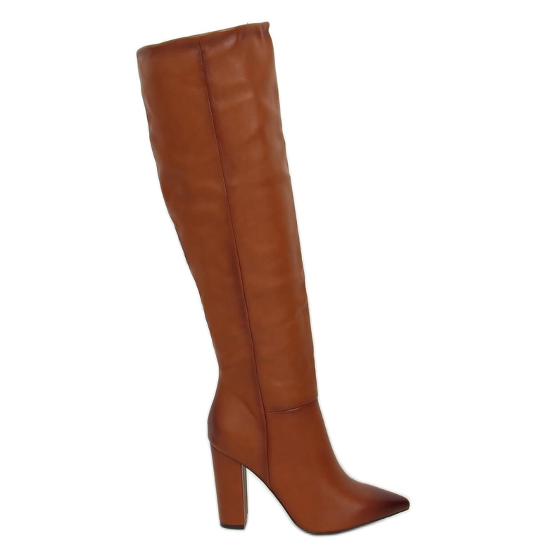 Over-the-knee boots on the camel RB42P Camel post brown