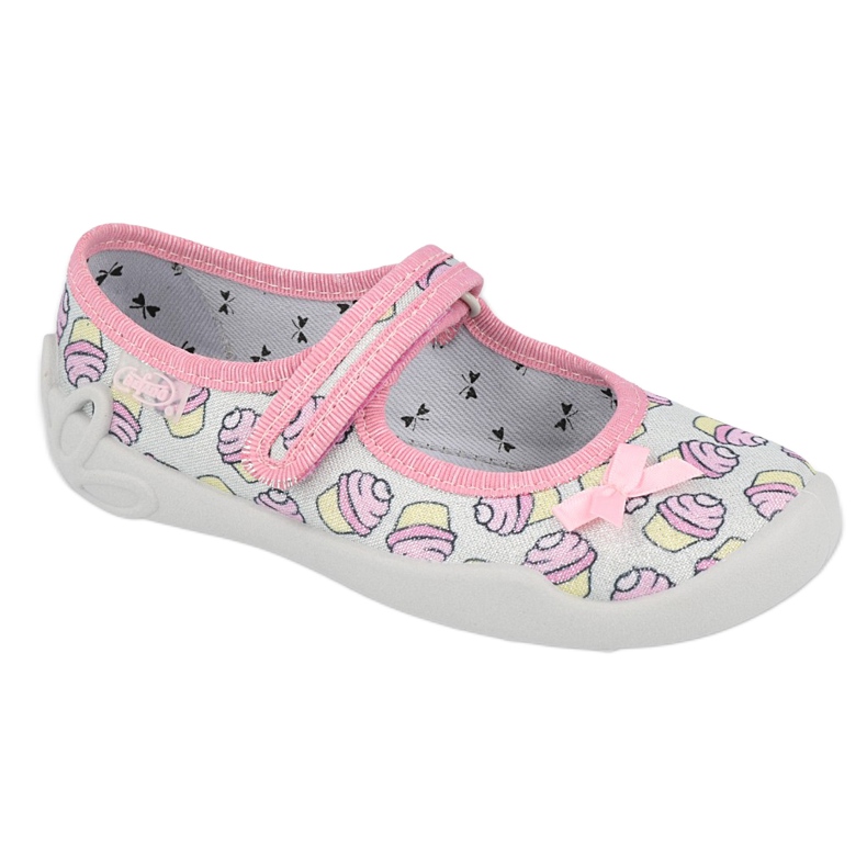 Befado children's shoes 114X390 pink silver grey yellow