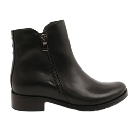 Arka Women's leather black boots for a zipper 2881 Arka Women's leather black boots for a zipper 2881