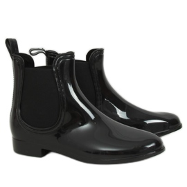 Black Jodhpur boots for women DC01P Black