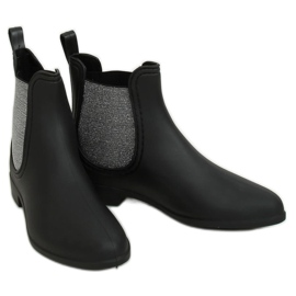 Women's galoshes matt black DC03P Black