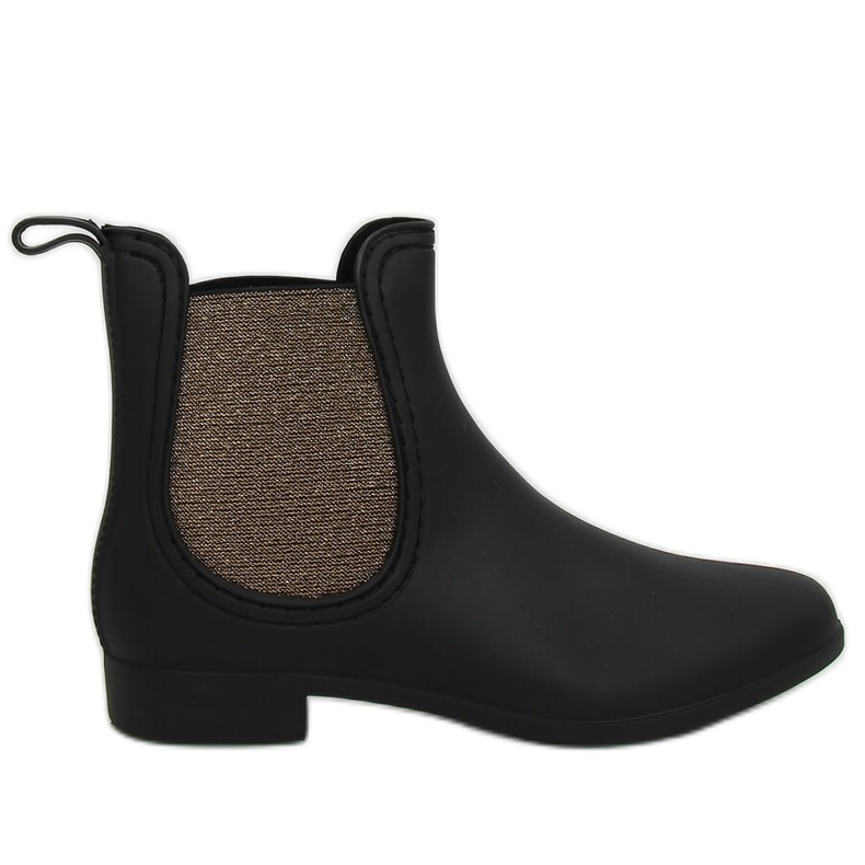 Women's galoshes matt black DC05P Black
