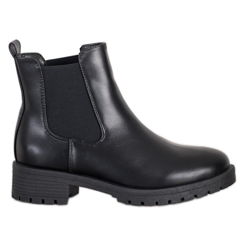 Bella Paris Eco leather Chelsea boots black