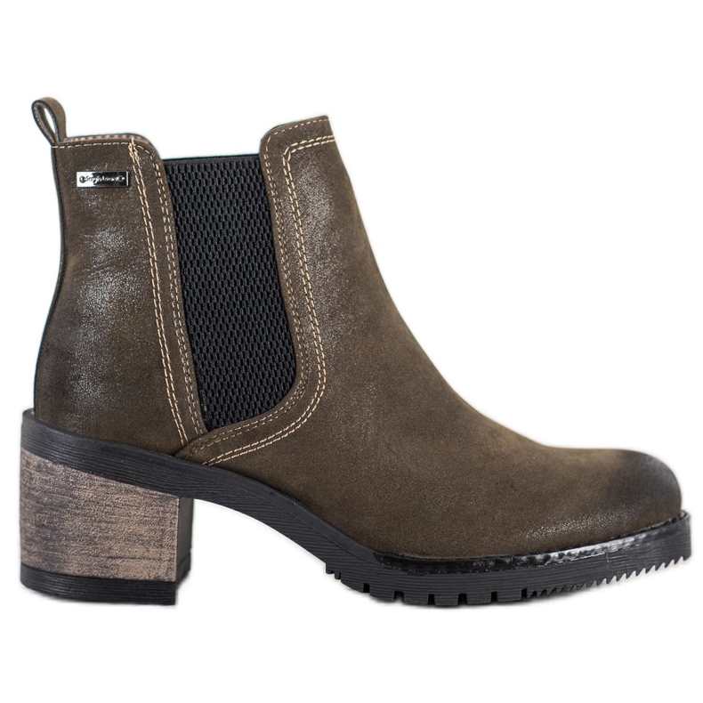 Sergio Leone Stylish Chelsea boots green Sergio Leone Stylish Chelsea boots green
