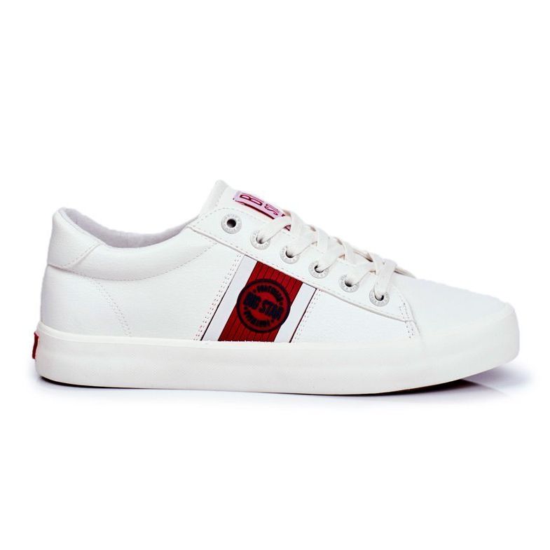 Men's Sneakers Low Big Star White GG174112