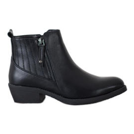 Bella Paris Warm boots with a zipper black