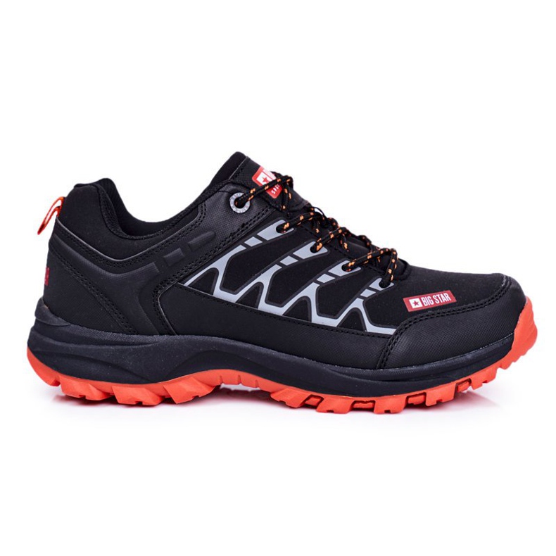 Men's Trekking Shoes Big Star Black GG174560 orange