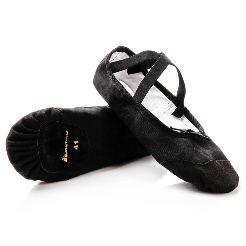Cotton and leather Meteor ballet shoes 54,000 black