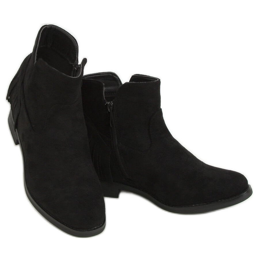 Boho sales black boots