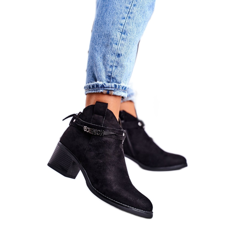 Vinceza Women's Boots On Heel Black Fevim