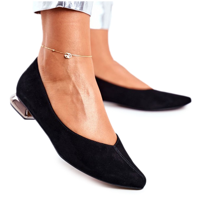 Women's Ballerinas Laura Messi Leather Black 2149 Women's Ballerinas Laura Messi Leather Black 2149