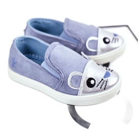 PH1 Children's Blue Candys Slip-on With Mouse
