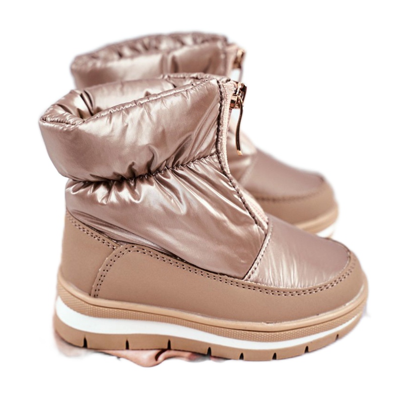 WEESTEP Children's Wool Warm Snow Boots Golden Bubbles