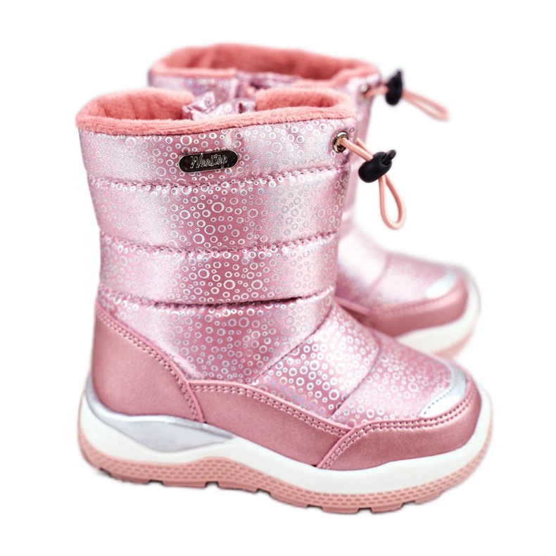 WEESTEP Children's Snow Boots Warmed With Wool Pink Felini