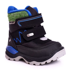 WEESTEP Children's Wool Warm Snow Boots Black Booom