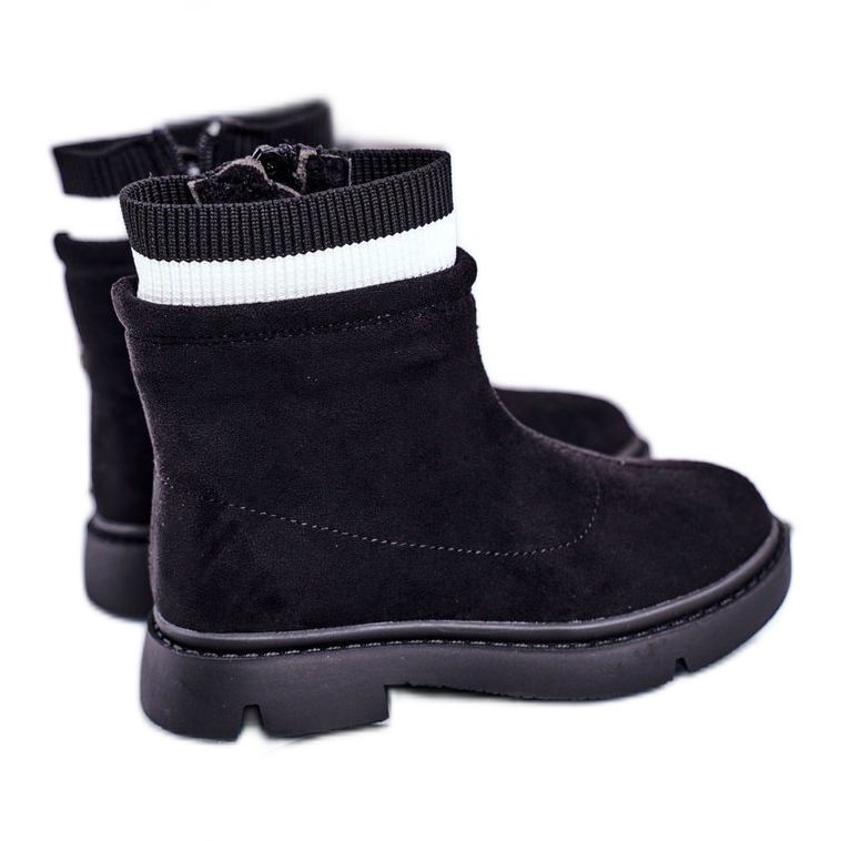 Apawwa Children's Black Warm Booties Pinko