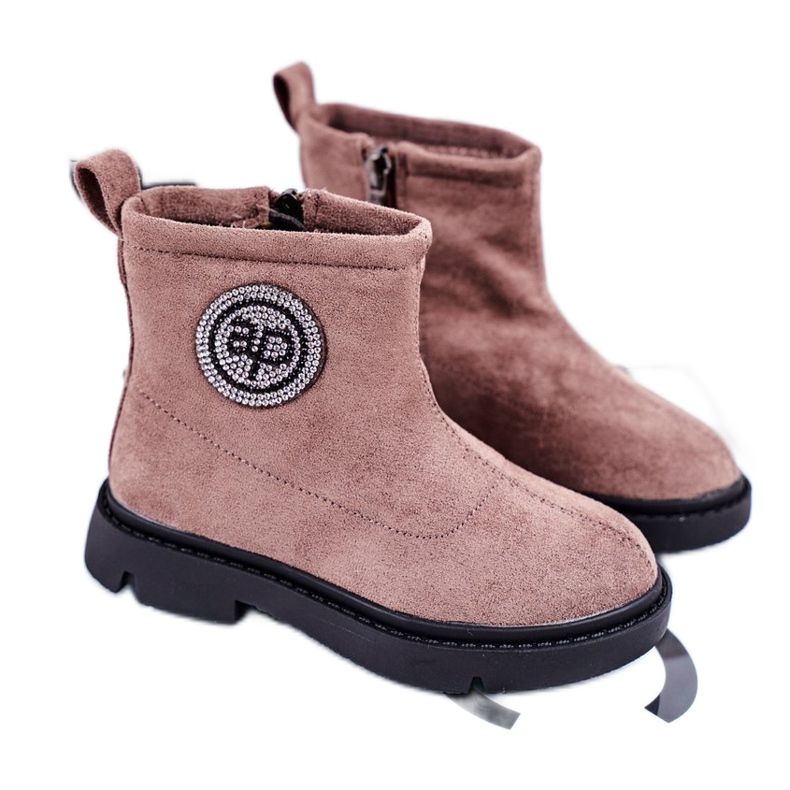 Apawwa Children's Warm Boots Beige Alvin