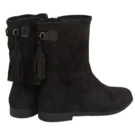 Black women's boots J19-97 Black