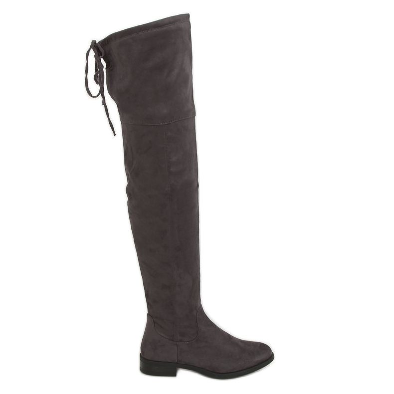 Over-knee boots, gray MR-1 Gray grey