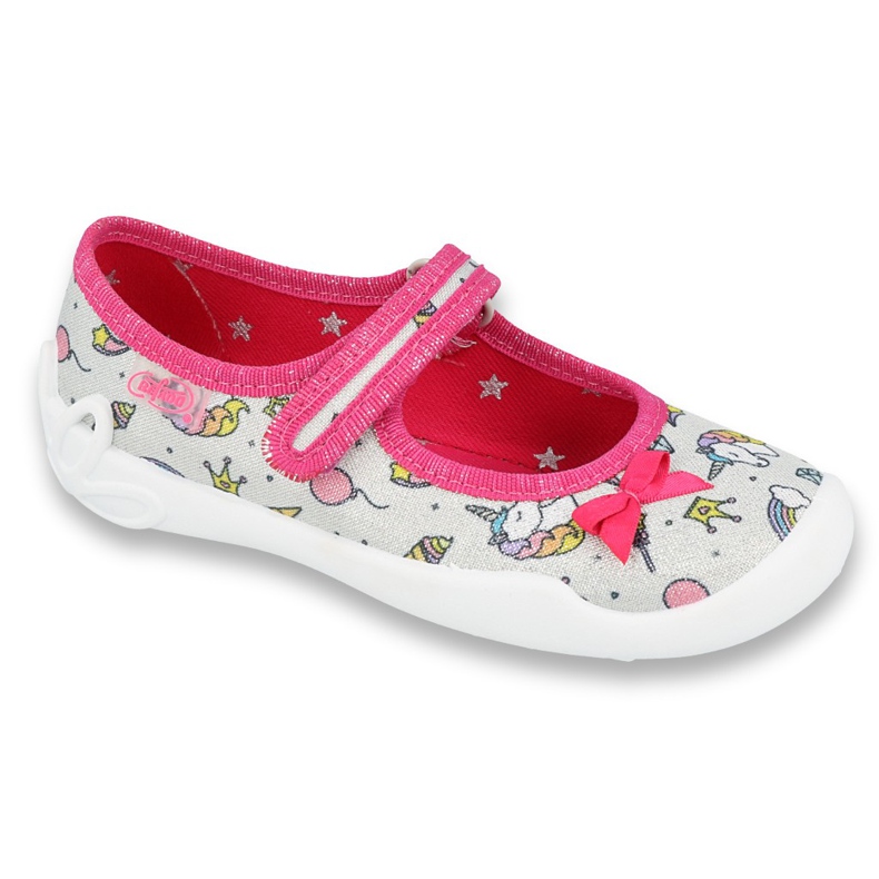 Befado children's shoes 114X392 pink silver grey