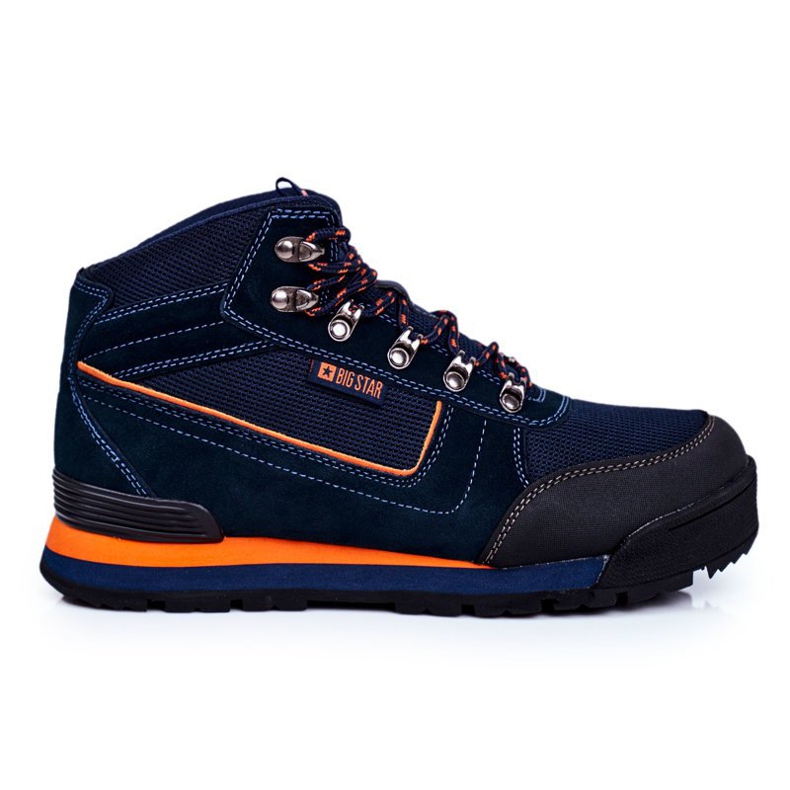 Men's Trekking Shoes Big Star Outdoor Navy Blue GG174199