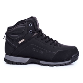 Men's Trekking Shoes Big Star Outdoor Black GG174395 Men's Trekking Shoes Big Star Outdoor Black GG174395