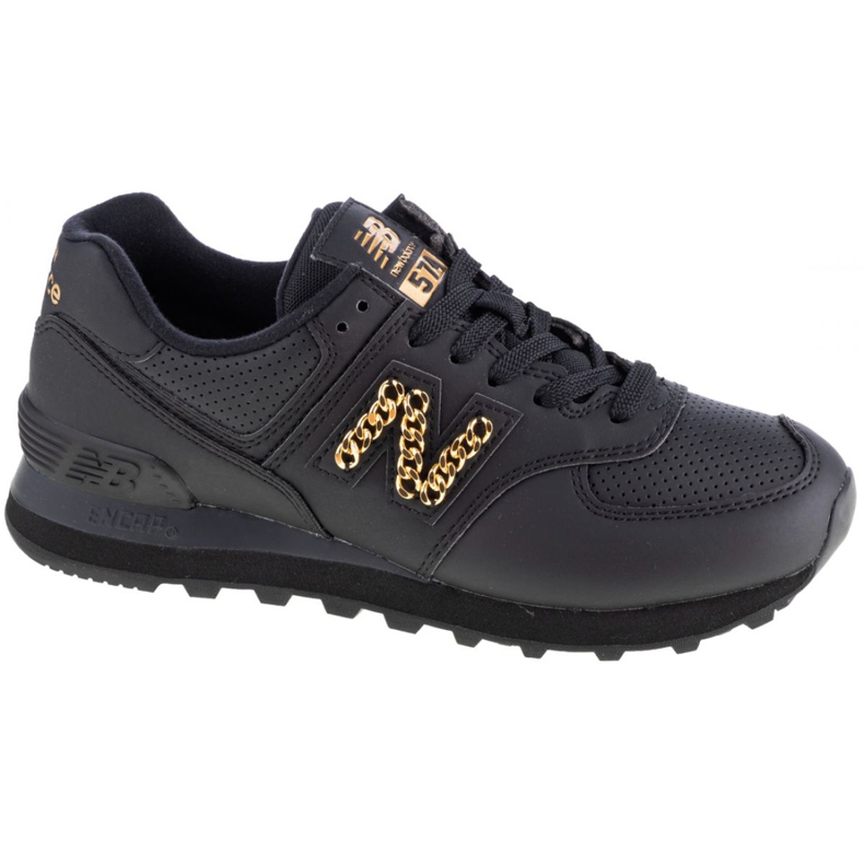 New Balance W WL574HNQ shoes black golden
