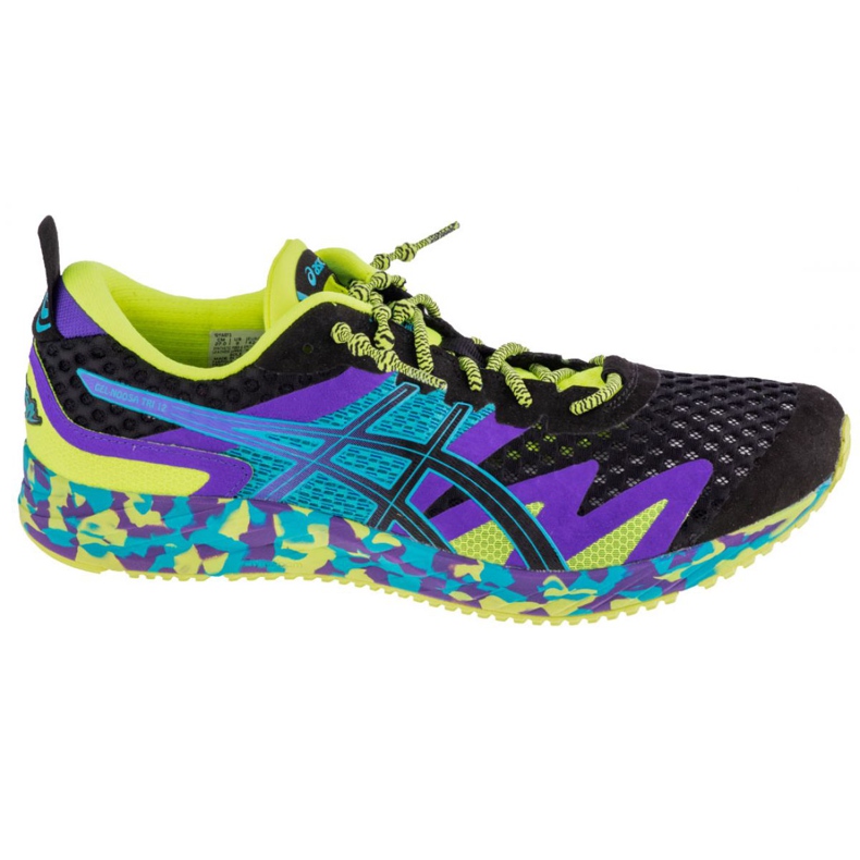 Asics Gel-Noosa Tri 12 M 1011A673-003 black violet blue green Asics Gel-Noosa Tri 12 M 1011A673-003 black violet blue green