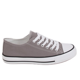 Gray classic women's sneakers JD05P Gray grey Gray classic women's sneakers JD05P Gray grey