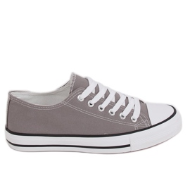 Gray classic women's sneakers JD05P Gray grey