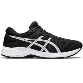 Asics Gel-Contend 6 M 1011A667 003 running shoes white black Asics Gel-Contend 6 M 1011A667 003 running shoes white black