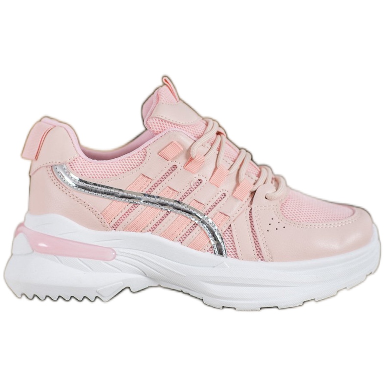 SHELOVET Fashionable Sports Shoes On The Platform pink