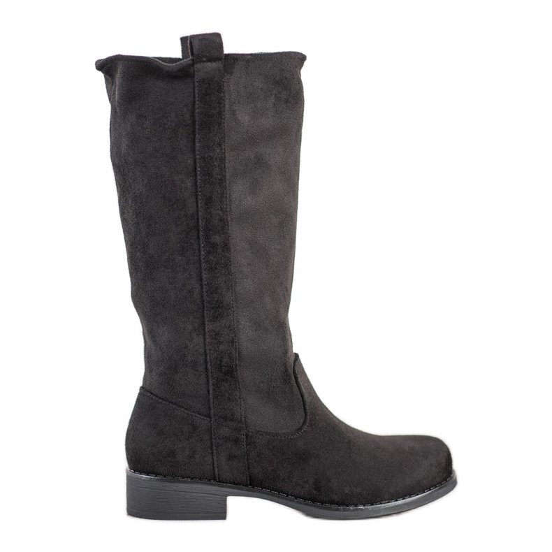 Seastar Slip-on Suede Boots black