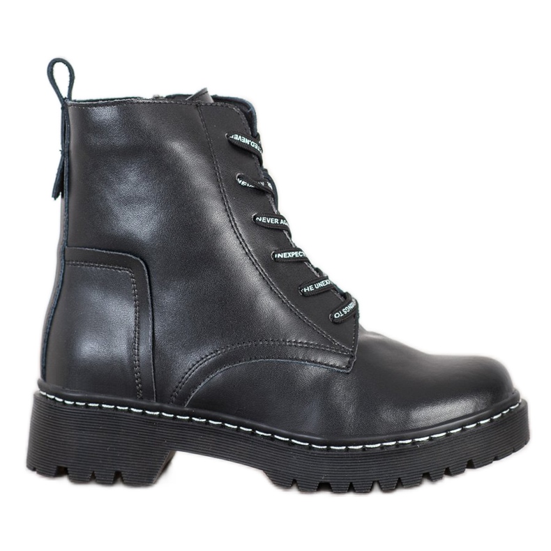 Classic MCKEY Leather Boots black