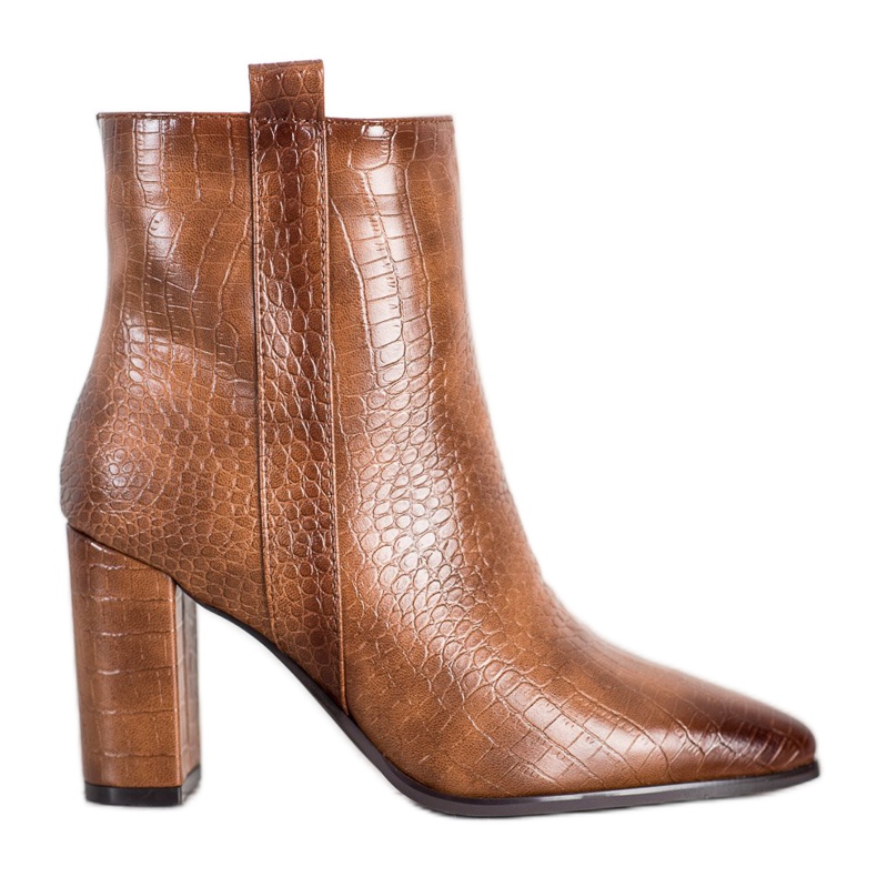 Seastar Stylish boots with a pattern brown