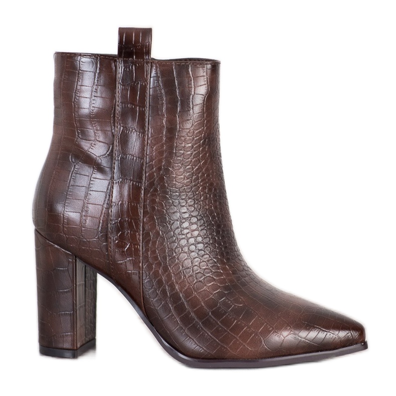 Seastar Stylish boots with a pattern brown