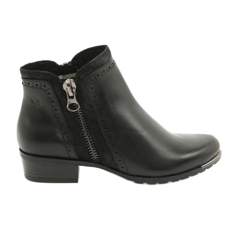 Caprice boots for women black comb 25403-25 922