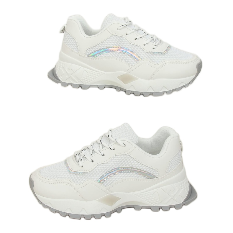 White LA87P White sports shoes