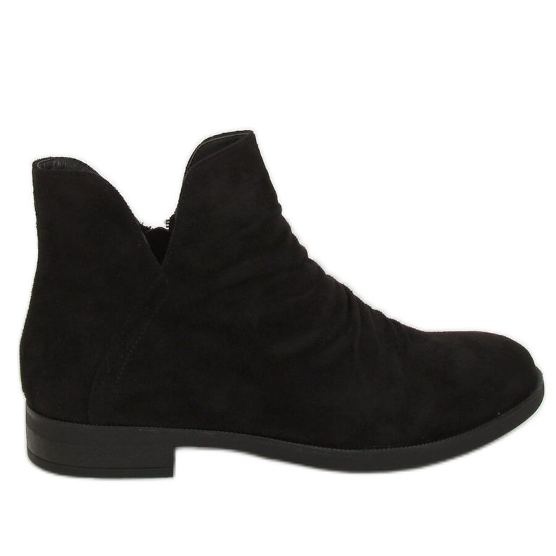 Boots with a cut suede black ST-21 Black