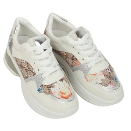 White NB332 White sports shoes multicolored